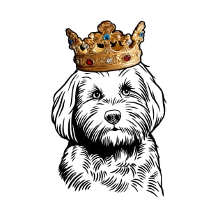 Cavapoo Dog King Queen Wearing Crown T-Shirt