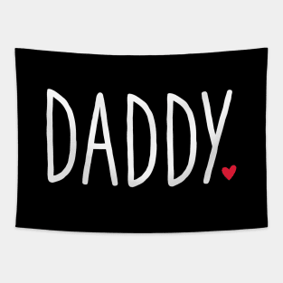 Daddy heart gift birthday family love Tapestry