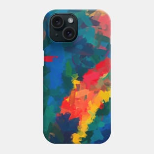 Tropical Night Abstract Painting Phone Case