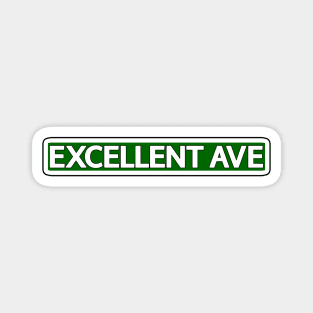 Excellent Ave Street Sign Magnet