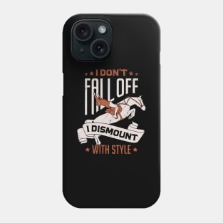 Funny Horseback Riding Horse Rider Gift Phone Case