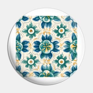 Italian Majolica Tile 23 Pin