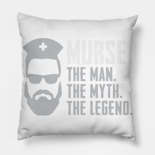 Mens Funny Murse T-Shirt Male Nurse Shirt RN LPN CNA Pillow