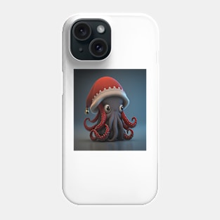 Octopus Santa Phone Case