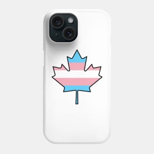 Maple Leaf Trans Pride! Phone Case