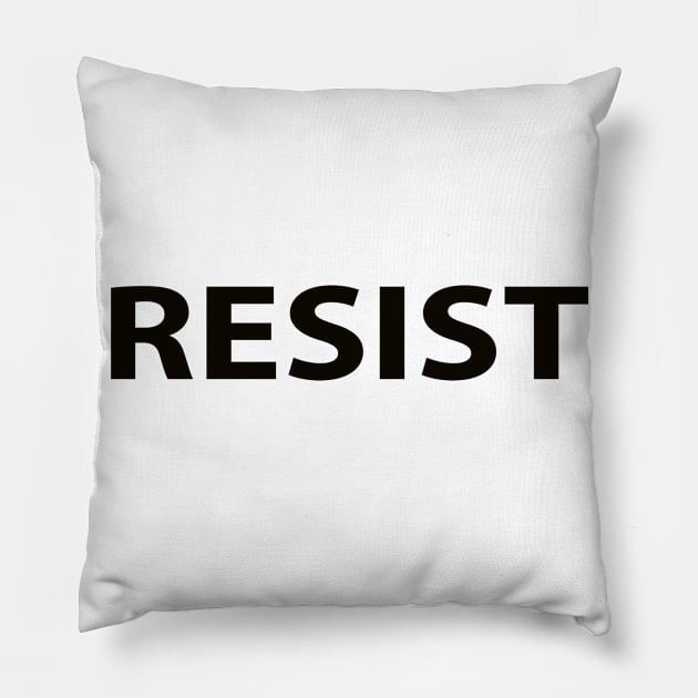 Resist Cool Inspirational Christian Pillow by Happy - Design