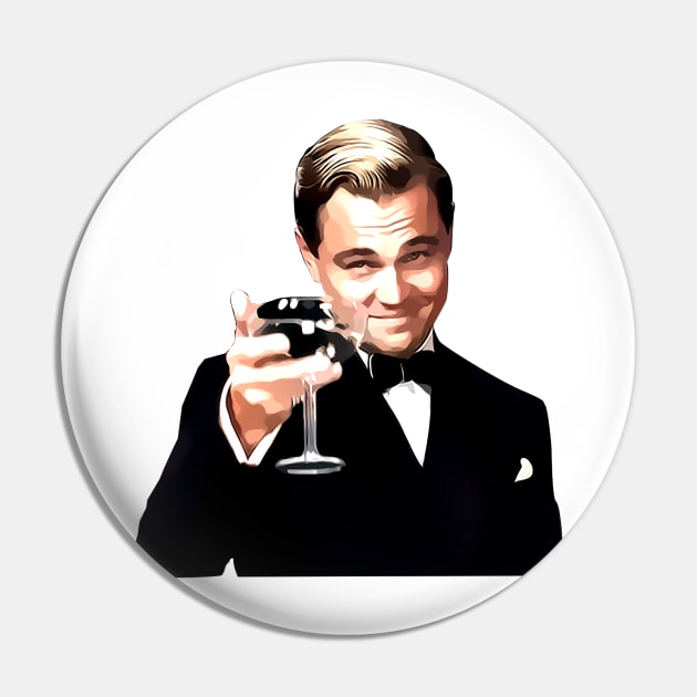 The Great Gatsby Leonardo Di Caprio Pin by KrateMilk