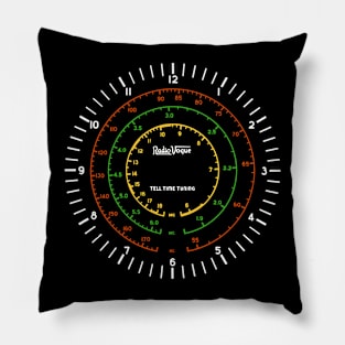 Radio Vogue Tuning Dial Design Pillow