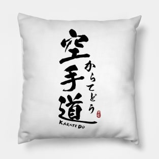 Karate Do Japanese Kanji Calligraphy Pillow