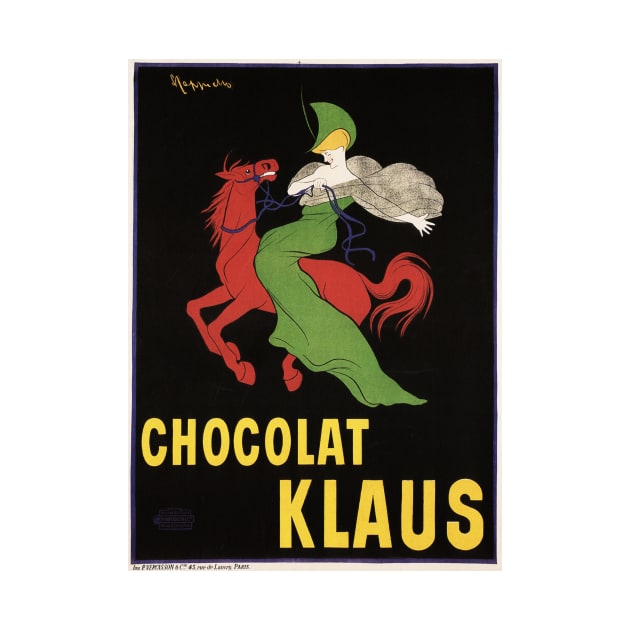 CHOCOLAT KLAUS Swiss Chocolate Beverage Drink Vintage Art Deco 1902 by Leonetto Cappiello by vintageposters