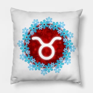 ZodiaXmas Taurus Pillow