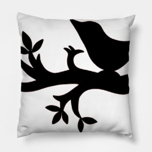 Bird silhouettes Pillow