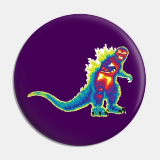 Heat Vision - Godzilla Pin