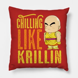 Chilling Krillin Pillow