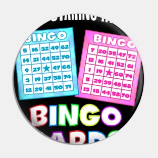 Funny Bingo Queen - Stop Staring At My Bingo Cards print product Pin