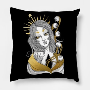 Golden Virgin Pillow