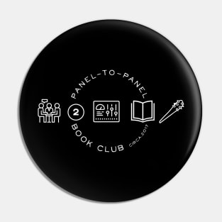 Panel to Panel Book Club Pin