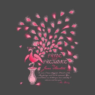 Paisley Peacock Pride and Prejudice: Girly T-Shirt