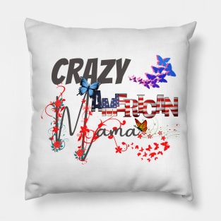 Crazy American Mom, gift for mom, Mothers day gift, Pillow