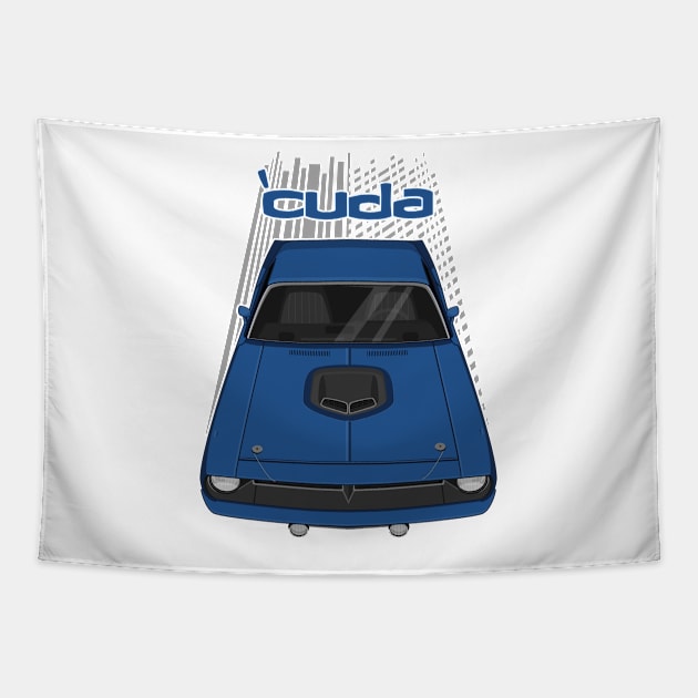 Plymouth Barracuda - Hemi Cuda - 1970 - Dark Blue Tapestry by V8social