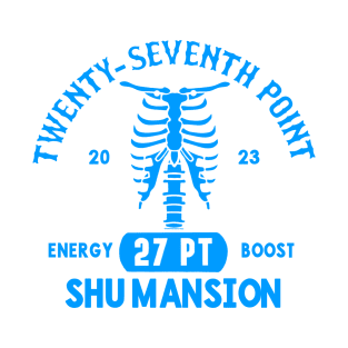 Twenty-Seventh Point Anatomy v2 Blue T-Shirt