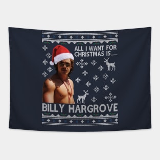 Stranger Things Billy Hargrove Christmas Wish Tapestry