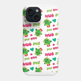 Kawaii Cactus Neck Gaiter Hug Me Cactus Neck Gator Phone Case