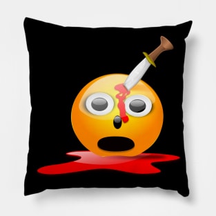 Halloween Dead Emoji Pillow