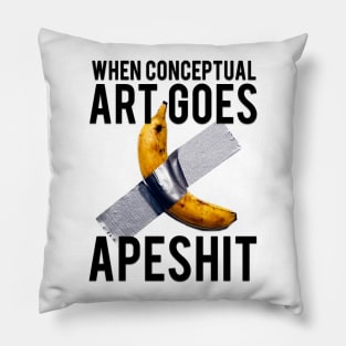 Apeshit Banana Duct Tape Pillow