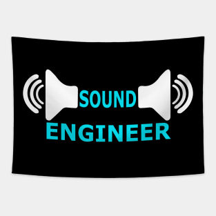 Sound engineer, audio engineering funny t-shirt Tapestry