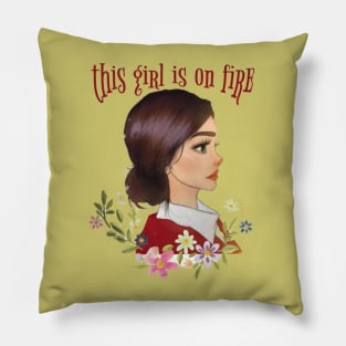 This girl is on fire 🔥 Pillow