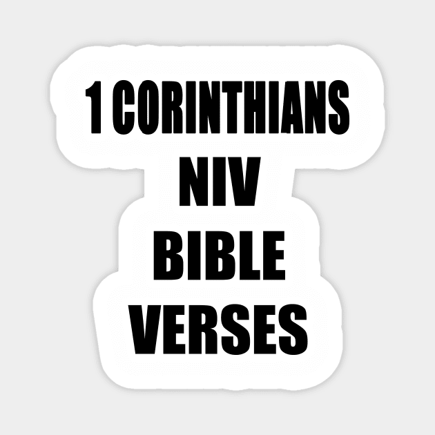 1 CORINTHIANS NIV BIBLE VERSES Magnet by Holy Bible Verses