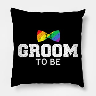 Groom LGBT  Gay Wedding Bachelor Pillow