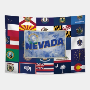 Nevada vintage style retro souvenir Tapestry