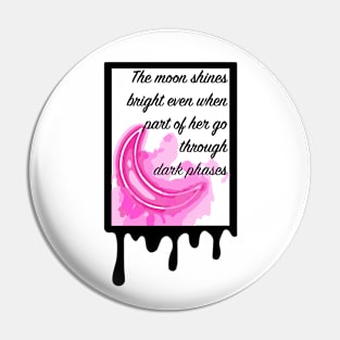 Broken Moon Pin