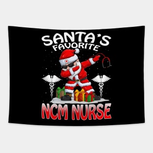 Santas Favorite Ncm Nurse Christmas T Shirt Tapestry