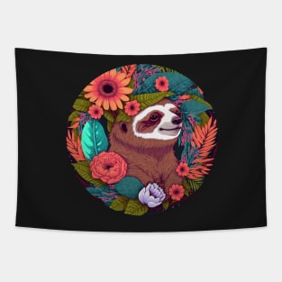 Bringing Smiles: Cool and Adorable Sloth Tapestry