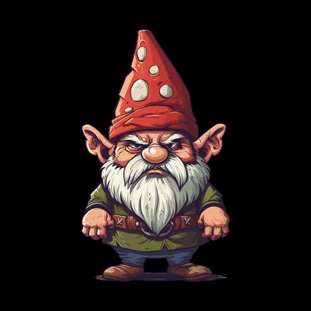 Grumpy Garden Gnome by ORENOB