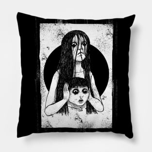 J-Horror - JuOn (White print) Pillow