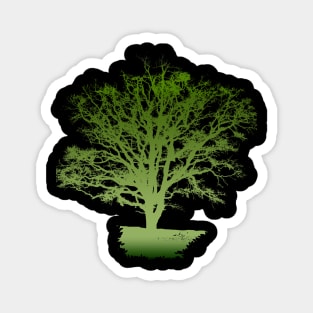 green tree t-shirt Magnet