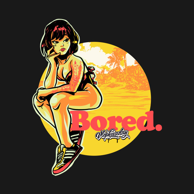 Discover Bored. - Beach Girl - T-Shirt