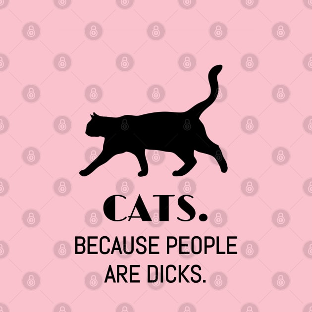 Cats because people are dicks by reesea