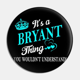 BRYANT Pin