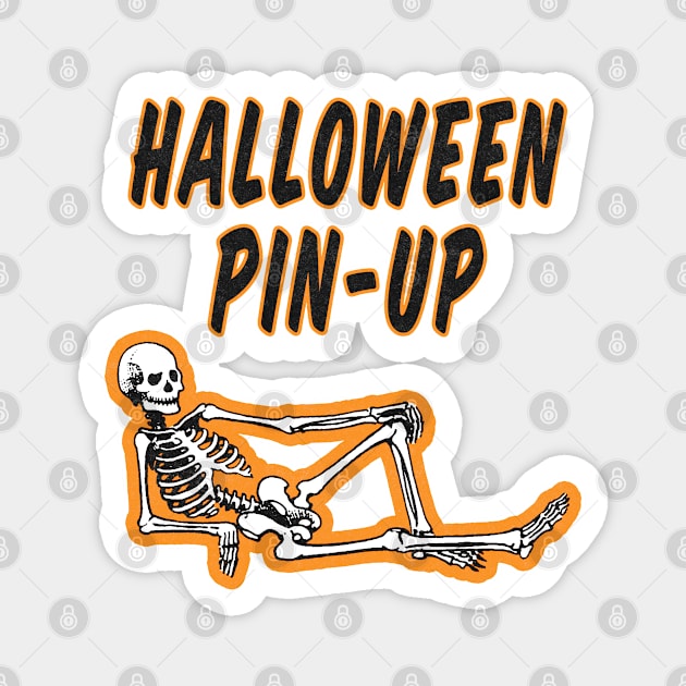 Halloween Pin Up Magnet by fearcity