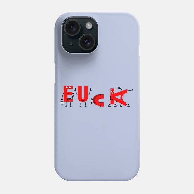 Foul Vowels Phone Case by thinkcrap