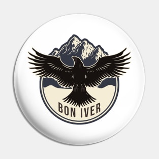 Bon Iver Logo Re: Stacks Pin