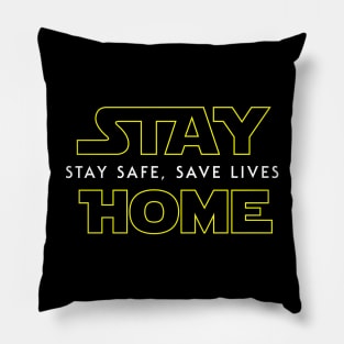 Stay Home Stay Safe Pillow