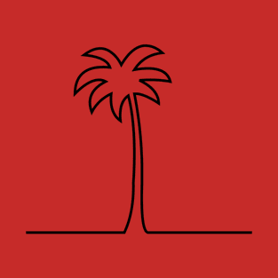 Palm Tree Line Gift T-Shirt