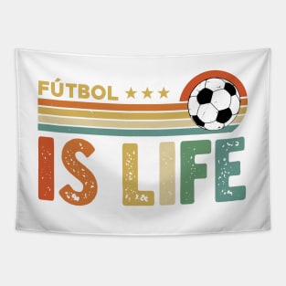 Futbol Is Life Tapestry