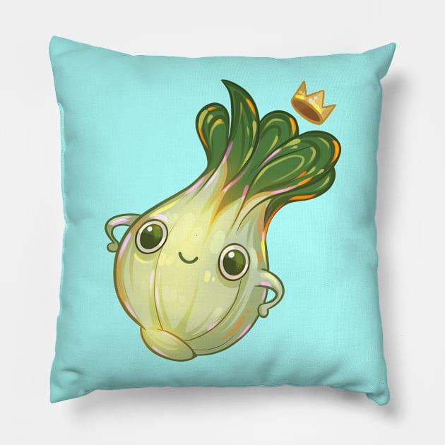 King Bok Choi Pillow by Claire Lin
